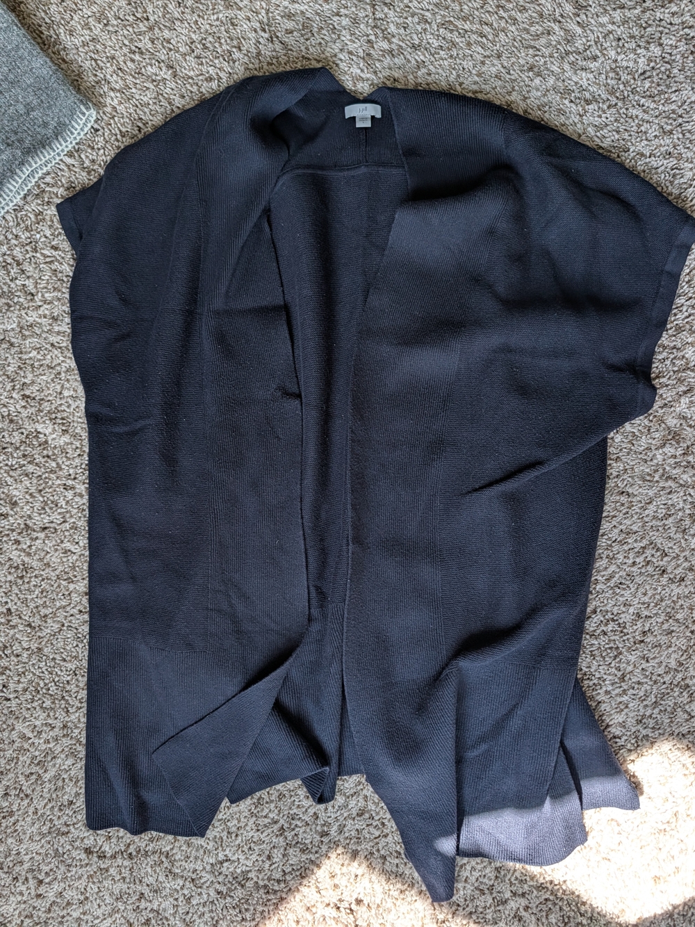 Lightweight Open-Front Blue Women’s Cardigan